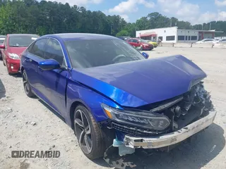 2019 Honda Accord Sport with VIN 1HGCV1F32KA140233, listed as a IAAI auction lot 42442902 with 96,783 mi miles and . Bid and sale history available at DreamBid. Image 1.