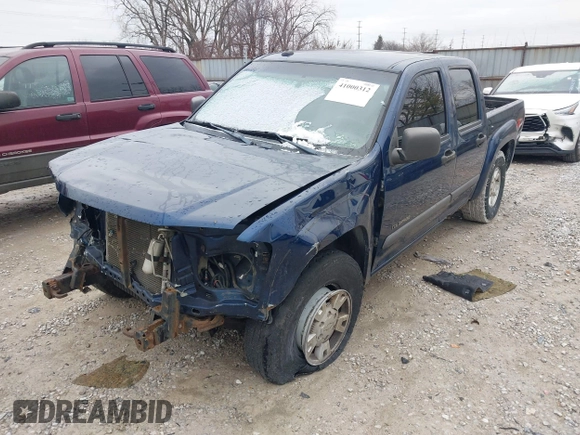 2004 Chevrolet Colorado 1SB LS Z85 with VIN 1GCDT136748185573, listed as a IAAI auction lot 41000312 with Not Provided miles. Bid and sale history available at carsss.com. Image 2.