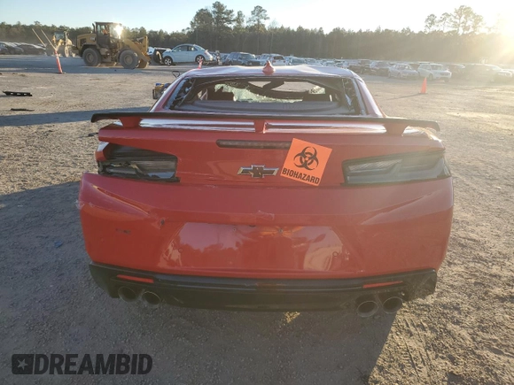 2016 Chevrolet Camaro 2SS with VIN 1G1FG1R78G0128775, listed as a Copart auction lot 87404044 with Not provided miles and Salvage title. Bid and sale history available at DreamBid. Image 6.