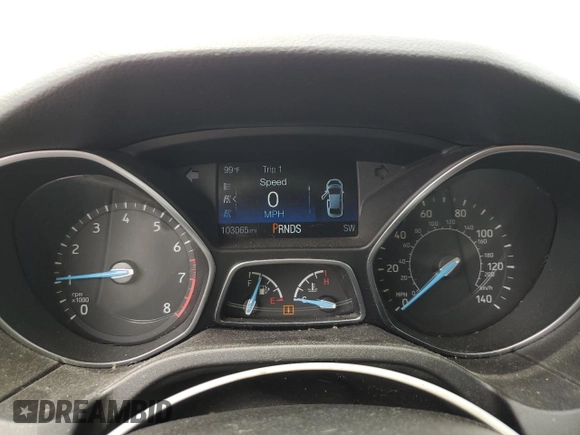 2016 Ford Focus SE with VIN 1FADP3F26GL287849, listed as a Copart auction lot 59980545 with 103,065 mi miles and Salvage title. Bid and sale history available at DreamBid. Image 9.