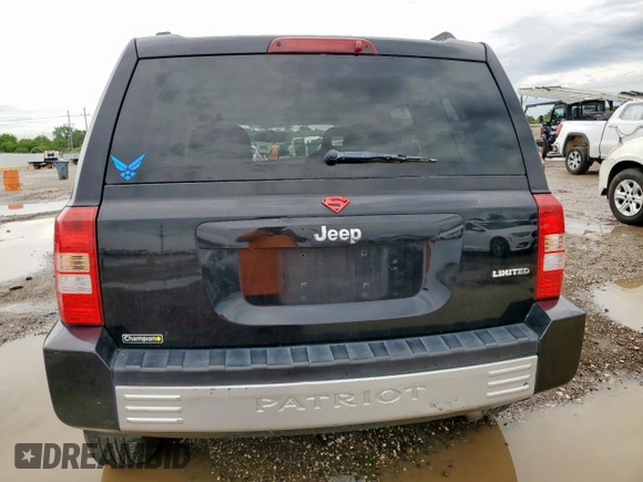 2007 Jeep Patriot Limited with VIN 1J8FT48W97D347601, listed as a Copart auction lot 58531825 with 141,053 mi miles and Salvage title. Bid and sale history available at DreamBid. Image 6.