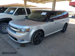 2014 Ford Flex SEL with VIN 2FMGK5C88EBD39226, listed as a IAAI auction lot 42010756 with 135,339 mi miles. Bid and sale history available at carsss.com. Image 2.