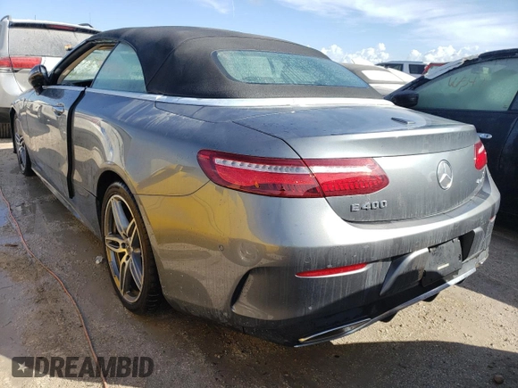 2018 Mercedes-Benz E-Class E 400 with VIN WDD1K6GBXJF046934, listed as a Copart auction lot 62257662 with 0 mi miles. Bid and sale history available at carsss.com. Image 3.