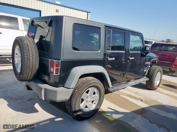 2010 Jeep Wrangler Unlimited Sport with VIN 1J4BA3H1XAL164225, listed as a Copart auction lot 49873055 with 75,665 mi miles and Salvage Title. Bid and sale history available at carsss.com. Image 3.