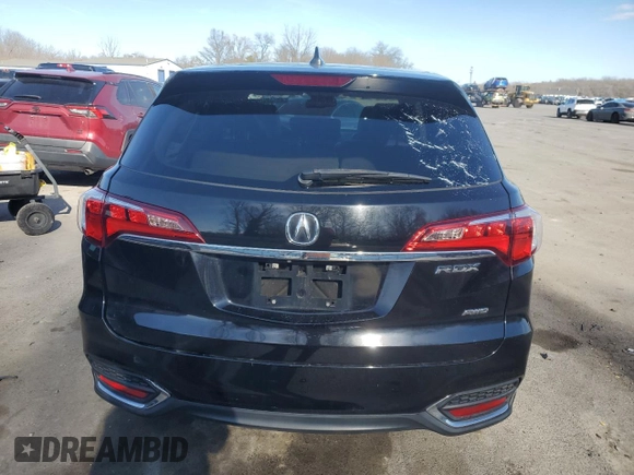 2018 Acura RDX w/Technology Pkg with VIN 5J8TB4H57JL022979, listed as a Copart auction lot 47492195 with 74,694 mi miles and Salvage Title. Bid and sale history available at carsss.com. Image 6.