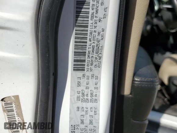 2016 Jeep Cherokee Altitude with VIN 1C4PJLAB2GW291427, listed as a Copart auction lot 52993635 with 129,912 mi miles and Salvage title. Bid and sale history available at DreamBid. Image 14.