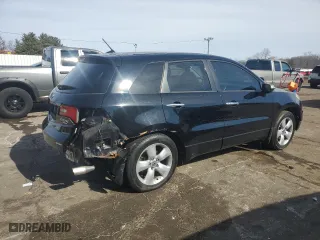 2008 Acura RDX with VIN 5J8TB18288A002993, listed as a Copart auction lot 46343775 with 174,201 mi miles and Salvage Title. Bid and sale history available at carsss.com. Image 3.