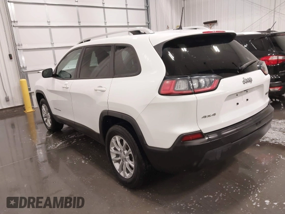 2021 Jeep Cherokee Latitude with VIN 1C4PJMCB7MD166000, listed as a IAAI auction lot 41631945 with 48,046 mi miles and . Bid and sale history available at DreamBid. Image 3.