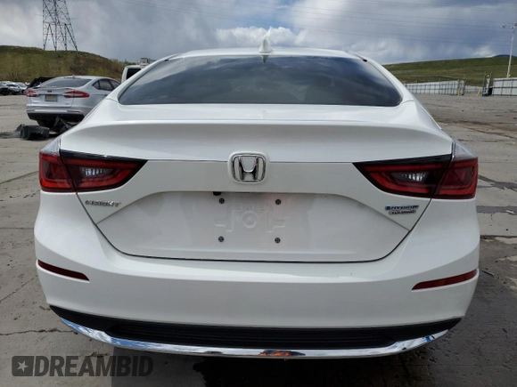 2019 Honda Insight Touring z VIN 19XZE4F9XKE007764, wystawiony jako Copart lot #54619275 z przebiegiem 24 441 mil mil oraz Szkoda całkowita • Salvage title. Historia ofert i sprzedaży dostępna na DreamBid. Obrazek 6.