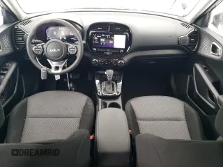 2025 Kia Soul LX with VIN KNDJ23AU9S7250929, listed as a Copart auction lot 41695905 with 785 mi miles and Salvage Title. Bid and sale history available at carsss.com. Image 8.