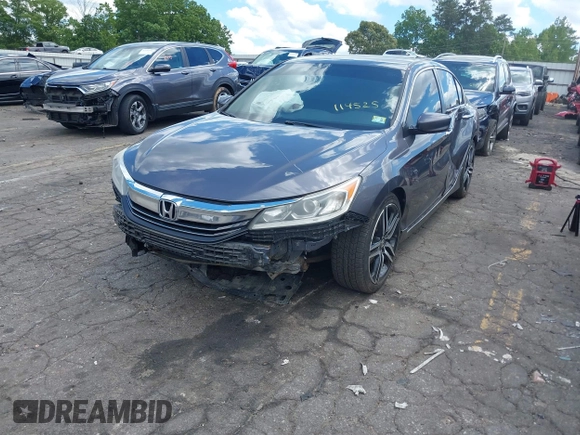 2016 Honda Accord Sport z VIN 1HGCR2F52GA114525, wystawiony jako IAAI lot #42179474 z przebiegiem 112 664 mil mil oraz . Historia ofert i sprzedaży dostępna na DreamBid. Obrazek 17.