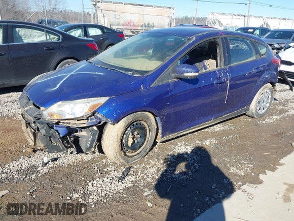 2012 Ford Focus SE with VIN 1FAHP3K25CL243066, listed as a IAAI auction lot 41199428 with Not Provided miles and . Bid and sale history available at carsss.com. Image 2.
