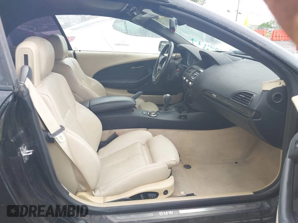 2007 BMW 6 Series 650i with VIN WBAEK13507CN80479, listed as a IAAI auction lot 42149721 with 140,967 mi miles. Bid and sale history available at carsss.com. Image 5.