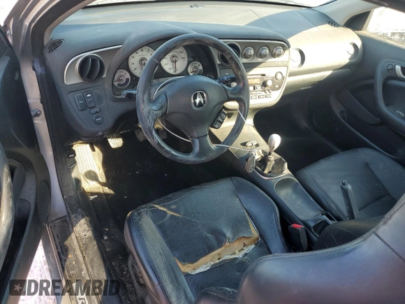 2002 Acura RSX Type S with VIN JH4DC53022C001359, listed as a Copart auction lot 46293935 with 294,429 mi miles and Salvage Title. Bid and sale history available at carsss.com. Image 8.