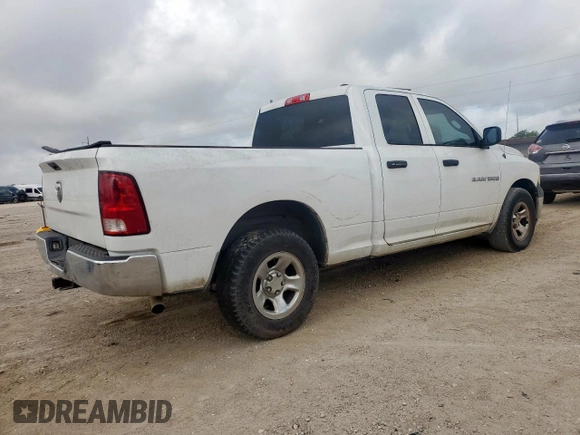 2012 Ram 1500 ST with VIN 1C6RD6FP2CS155555, listed as a Copart auction lot 62021395 with 213,084 mi miles and Clean title. Bid and sale history available at DreamBid. Image 3.