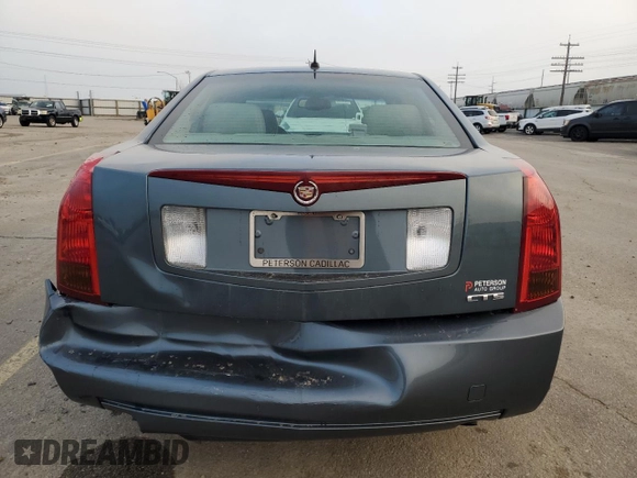 2005 Cadillac CTS with VIN 1G6DP567850146056, listed as a Copart auction lot 82675714 with 42,049 mi miles and Salvage Title. Bid and sale history available at DreamBid. Image 6.