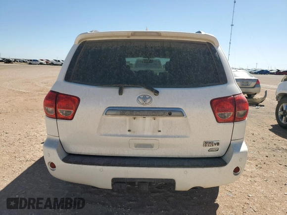 2014 Toyota Sequoia Platinum with VIN 5TDDW5G18ES109385, listed as a Copart auction lot 53678145 with 193,431 mi miles and Clean Title. Bid and sale history available at carsss.com. Image 6.