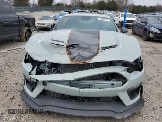 2021 Ford Mustang Mach 1 with VIN 1FA6P8R06M5551345, listed as a Copart auction lot 89345365 with 7,374 mi miles and Salvage Title. Bid and sale history available at carsss.com. Image 5.