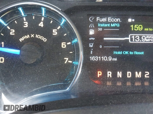 2014 Ford F-150 XL with VIN 1FTFW1ET3EFA89424, listed as a IAAI auction lot 42066869 with 163,110 mi miles. Bid and sale history available at carsss.com. Image 16.