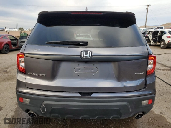2021 Honda Passport Sport с VIN 5FNYF7H28MB000240, выставлен на аукционе Copart как лот 79478404 с пробегом 104 875 миль миль и Списание • Salvage title. История ставок и продаж доступна на DreamBid. Изображение 6.