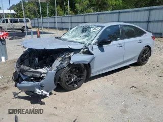2023 Honda Civic Si z VIN 2HGFE1E5XPH475152, wystawiony jako Copart lot #54505325 z przebiegiem Nie podano mil oraz Szkoda całkowita • Salvage title. Historia ofert i sprzedaży dostępna na DreamBid. Obrazek 1.