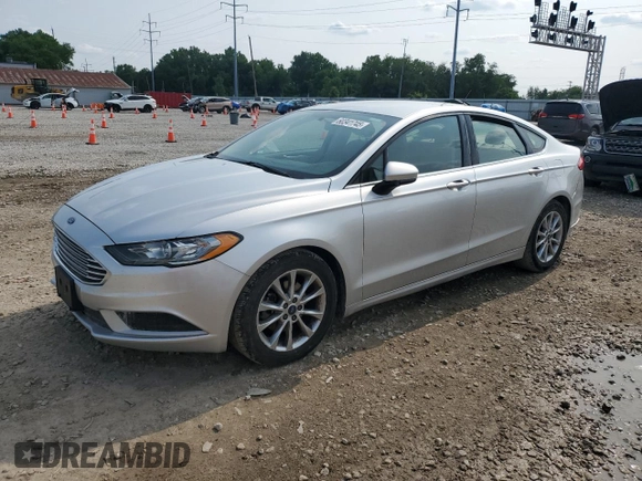 2017 Ford Fusion SE with VIN 3FA6P0H78HR202173, listed as a Copart auction lot 60341745 with 186,399 mi miles and Salvage title. Bid and sale history available at DreamBid. Image 1.