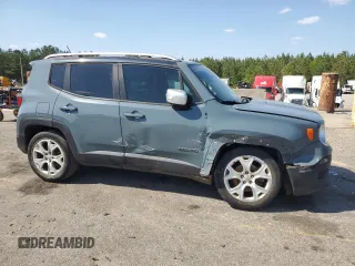 2017 Jeep Renegade Limited with VIN ZACCJADB8HPG19172, listed as a Copart auction lot 53500165 with 63,046 mi miles and Salvage title. Bid and sale history available at DreamBid. Image 4.
