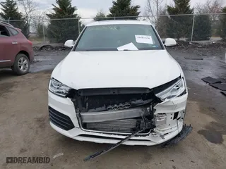 2018 Audi Q3 Premium with VIN WA1ECCFS1JR015959, listed as a IAAI auction lot 41687436 with 126,924 mi miles. Bid and sale history available at carsss.com. Image 12.