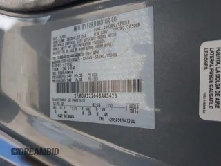 2004 Ford Freestar SEL z VIN 2FMDA52264BA43428, wystawiony jako IAAI lot #41872931 z przebiegiem 118 764 mil mil oraz . Historia ofert i sprzedaży dostępna na DreamBid. Obrazek 9.
