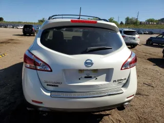 2014 Nissan Murano SL z VIN JN8AZ1MW6EW508593, wystawiony jako Copart lot #57614015 z przebiegiem 62 963 mil mil oraz Szkoda całkowita • Salvage title. Historia ofert i sprzedaży dostępna na DreamBid. Obrazek 6.