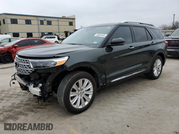 2023 Ford Explorer Limited z VIN 1FMSK7FH1PGB50771, wystawiony jako Copart lot #43957045 z przebiegiem 20 572 mil mil oraz Szkoda całkowita • Salvage title. Historia ofert i sprzedaży dostępna na DreamBid. Obrazek 1.