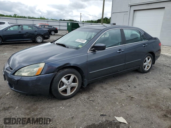 2005 Honda Accord EX z VIN 1HGCM56785A190684, wystawiony jako Copart lot #57291925 z przebiegiem 147 091 mil mil oraz Tytuł czysty. Historia ofert i sprzedaży dostępna na DreamBid. Obrazek 1.