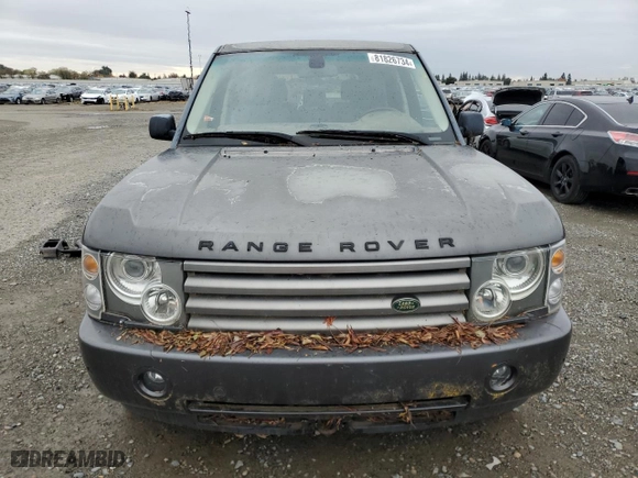 2004 Land Rover Range Rover HSE with VIN SALME114X4A176413, listed as a Copart auction lot 81826734 with 88,088 mi miles and Salvage Title. Bid and sale history available at carsss.com. Image 5.