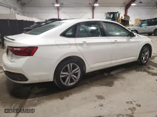 2023 Volkswagen Jetta SE with VIN 3VW7M7BU9PM059046, listed as a Copart auction lot 42253655 with 25,884 mi miles and Salvage Title. Bid and sale history available at carsss.com. Image 3.
