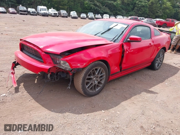 2014 Ford Mustang V6 with VIN 1ZVBP8AMXE5297869, listed as a IAAI auction lot 42452664 with 164,356 mi miles and . Bid and sale history available at DreamBid. Image 18.