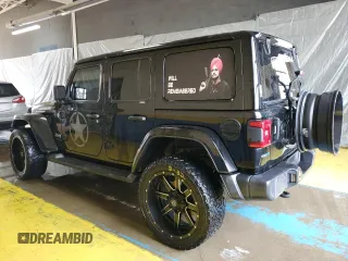 2021 Jeep Wrangler Unlimited Sahara with VIN 1C4JJXP60MW708191, listed as a Copart auction lot 60759345 with 24,610 mi miles and Clean title. Bid and sale history available at DreamBid. Image 2.
