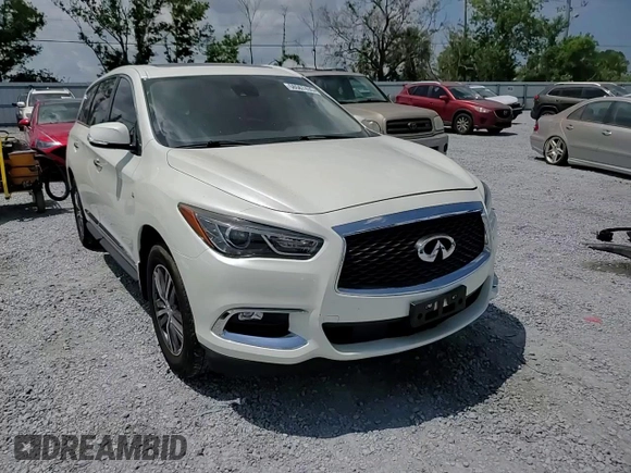 2020 Infiniti QX60 Pure with VIN 5N1DL0MM9LC520735, listed as a Copart auction lot 58567435 with 66,737 mi miles and Salvage title. Bid and sale history available at DreamBid. Image 14.