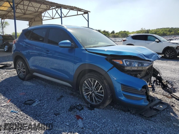 2020 Hyundai Tucson SEL with VIN KM8J33AL9LU137534, listed as a Copart auction lot 52304365 with 27,195 mi miles and Salvage title. Bid and sale history available at DreamBid. Image 4.