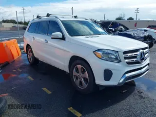 2017 Mercedes-Benz GLS 450 with VIN 4JGDF6EE7HA747250, listed as a IAAI auction lot 41777687 with 121,103 mi miles and . Bid and sale history available at DreamBid. Image 1.