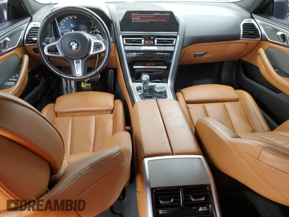 2021 BMW 8 Series M850i with VIN WBAGV8C08MCF72058, listed as a Copart auction lot 82167593 with 36,132 mi miles and Clean title. Bid and sale history available at DreamBid. Image 8.