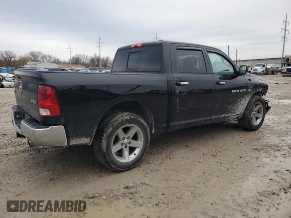 2012 Ram 1500 Big Horn with VIN 1C6RD7LT3CS291152, listed as a Copart auction lot 81600284 with 219,033 mi miles and Salvage Title. Bid and sale history available at carsss.com. Image 3.