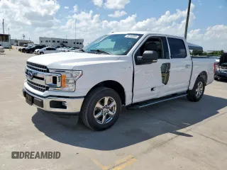2018 Ford F-150 XL with VIN 1FTEW1CP6JKF21152, listed as a Copart auction lot 65163865 with 66,371 mi miles and Salvage title. Bid and sale history available at DreamBid. Image 1.