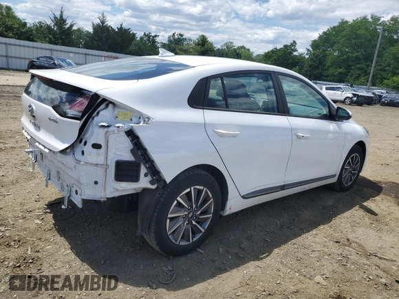 2021 Hyundai Ioniq SE with VIN KMHC75LJ2MU079174, listed as a Copart auction lot 58291294 with 24,377 mi miles and Salvage title. Bid and sale history available at DreamBid. Image 3.