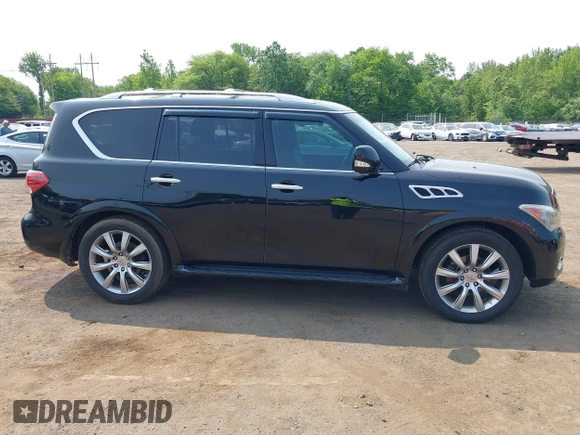 2012 Infiniti QX56 7-passenger z VIN JN8AZ2NF6C9515429, wystawiony jako IAAI lot #42419473 z przebiegiem 133 665 mil mil oraz . Historia ofert i sprzedaży dostępna na DreamBid. Obrazek 13.