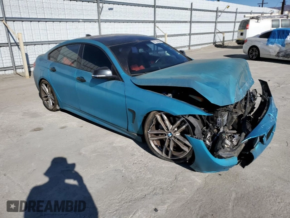 2019 BMW 4 Series 440i z VIN WBA4J5C54KBM65078, wystawiony jako Copart lot #87124254 z przebiegiem 40 455 mil mil oraz Szkoda całkowita • Salvage title. Historia ofert i sprzedaży dostępna na DreamBid. Obrazek 4.