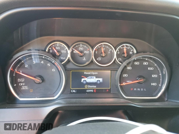 2020 Chevrolet Silverado 1500 LT with VIN 3GCPWCET6LG195457, listed as a Copart auction lot 88334585 with 43,995 mi miles and Salvage Title. Bid and sale history available at DreamBid. Image 9.