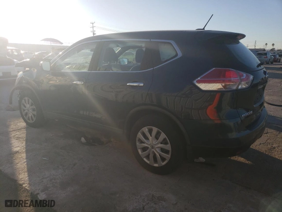 2015 Nissan Rogue S with VIN KNMAT2MTXFP537051, listed as a Copart auction lot 45893175 with 88,665 mi miles and Salvage Title. Bid and sale history available at carsss.com. Image 2.