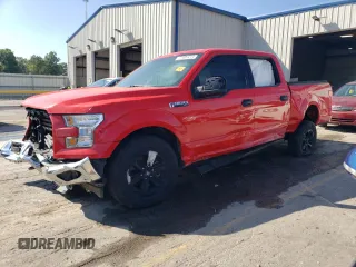 2017 Ford F-150 XL with VIN 1FTEW1EF4HKC37954, listed as a Copart auction lot 71001274 with 123,678 mi miles and Salvage Title. Bid and sale history available at carsss.com. Image 1.