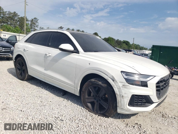 2019 Audi Q8 Premium z VIN WA1AVAF1XKD013310, wystawiony jako Copart lot #54313555 z przebiegiem 92 901 mil mil oraz Nie do naprawy • Non repairable. Historia ofert i sprzedaży dostępna na DreamBid. Obrazek 4.