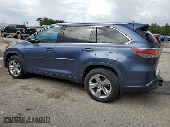 2014 Toyota Highlander Limited with VIN 5TDDCRFH6ES006853, listed as a Copart auction lot 41426685 with 110,001 mi miles and Non repairable. Bid and sale history available at DreamBid. Image 2.